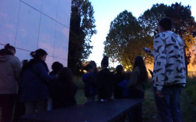 Le collège Wanda à la découverte des chauves-souris avec Azimut230